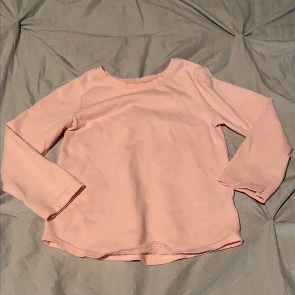 Girls long sleeve plain shirt